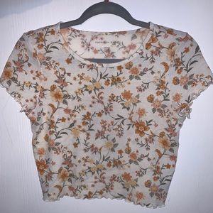 American Eagle Floral Crop Top